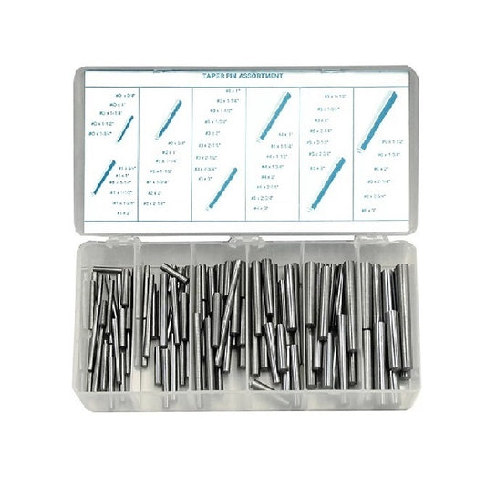 Assortment  100 Pieces  - Taper Pins - No.0 to No.5, 3/4 to 2 inches long - MBA  (Pack of 1)