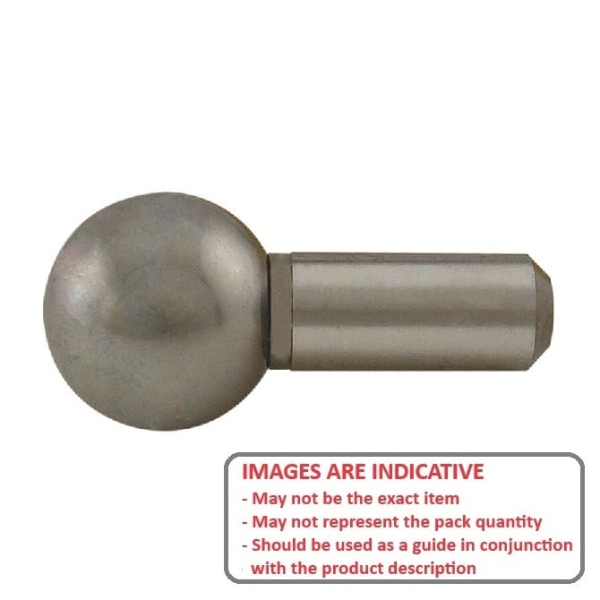 Fixture Ball    9.525 x 4.755 x 19.05 mm Stainless - MBA  (Pack of 1)