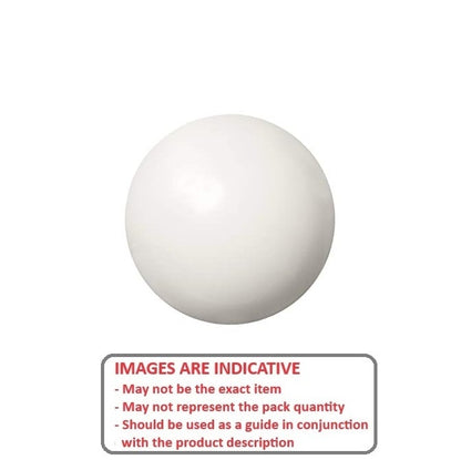 Ball   28.58 mm Acetal - Precision Grade 3 - White - MBA  (Pack of 30)
