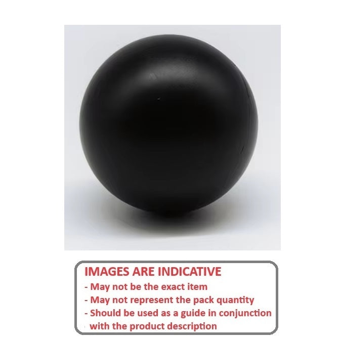 Ball   31.75 mm Acetal - Precision Grade II - Black - MBA  (Pack of 1)