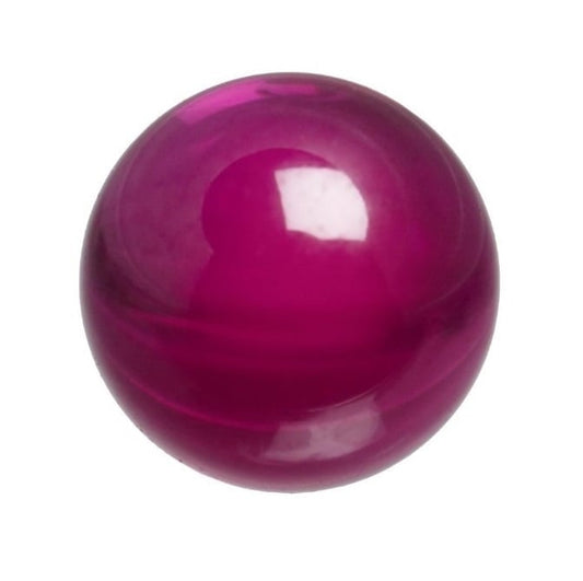 Ball    6.35 mm Synthetic Ruby - Precision Grade 25 - Red - MBA  (Pack of 5)