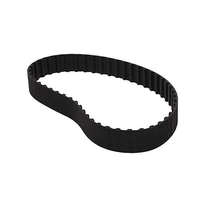 Timing Belt   27 Tooth 6.4mm Wide  - Imperial Nylon Covered Neoprene with Fibreglass Cords - Black - 5.08 mm (1/5 inch) XL Trapezoidal Pitch - MBA  (Pack of 1)