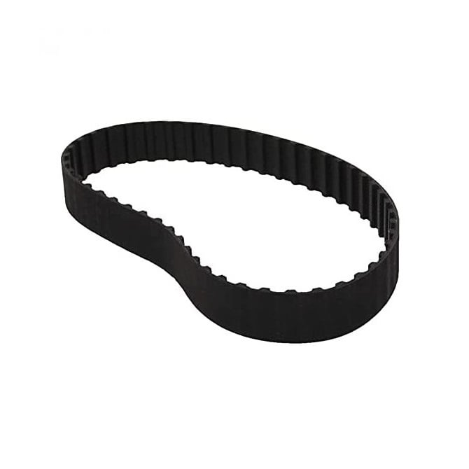 Timing Belt   49 Teeth x 6.4mm Wide  - Imperial Nylon Covered Neoprene with Fibreglass Cords - Black - 2.032 mm (0.08 Inch) MXL Trapezoidal Pitch - MBA  (Pack of 1)