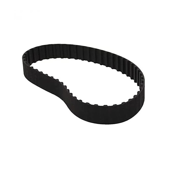 Timing Belt   74 Tooth 6.4mm Wide  - Imperial Nylon Covered Neoprene with Fibreglass Cords - Black - 2.032 mm (0.08 Inch) MXL Trapezoidal Pitch - MBA  (Pack of 1)