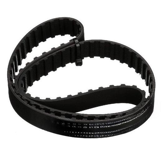 Timing Belt  196 Teeth x 9.5mm Wide  - Imperial Nylon Covered Neoprene with Fibreglass Cords - Black - 5.08 mm (1/5 inch) XL Trapezoidal Pitch - MBA  (Pack of 1)