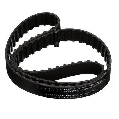 Timing Belt  210 Teeth x 9.5mm Wide  - Imperial Nylon Covered Neoprene with Fibreglass Cords - Black - 5.08 mm (1/5 inch) XL Trapezoidal Pitch - MBA  (Pack of 1)
