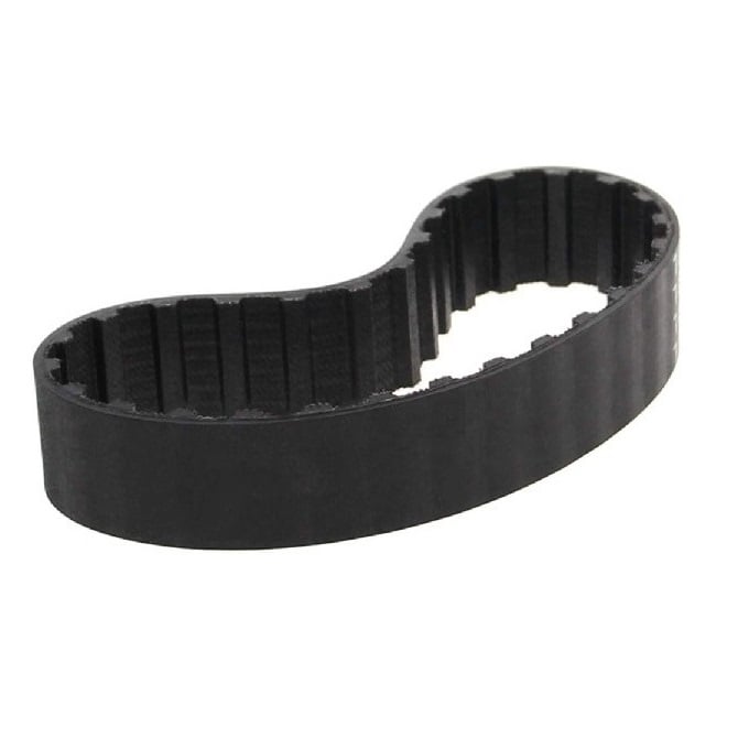 Timing Belt   56 Tooth 12.7mm Wide  - Imperial Nylon Covered Neoprene with Fibreglass Cords - Black - 2.032 mm (0.08 Inch) MXL Trapezoidal Pitch - MBA  (Pack of 5)