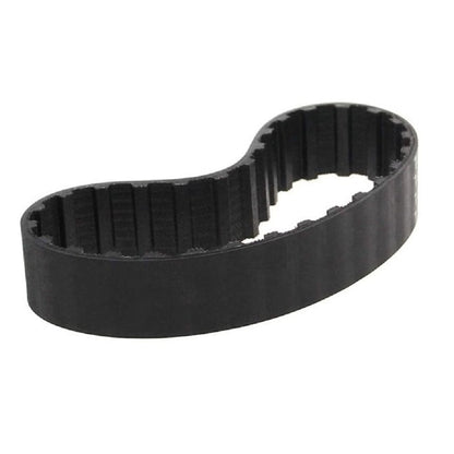 Timing Belt   65 Tooth 12.7mm Wide  - Imperial Nylon Covered Neoprene with Fibreglass Cords - Black - 2.032 mm (0.08 Inch) MXL Trapezoidal Pitch - MBA  (Pack of 5)