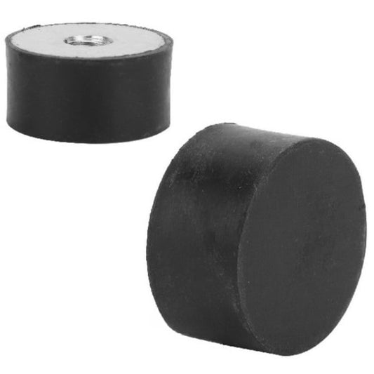 Buffer Mount   80 x 80 - M14x2 mm  -  Natural Rubber 60A - Female - MBA  (Pack of 5)