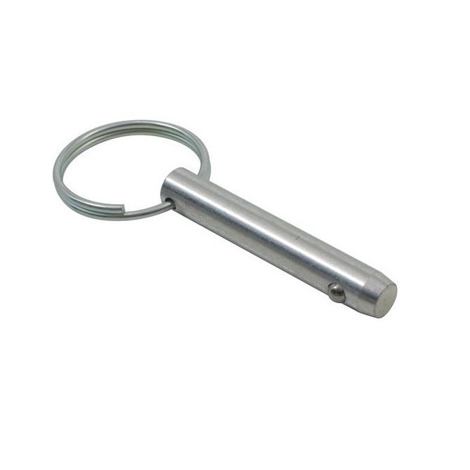 Ball Lock Pin   25.4 x 101.60 mm Stainless 303 Grade - Keyring Style - MBA  (Pack of 1)