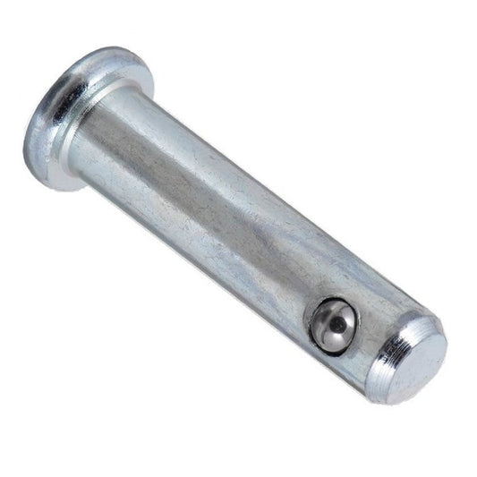Clevis Pin    7.94 x 53.97 x 63.5 mm  - Self Locking Low Carbon Steel Zinc Plated - MBA  (Pack of 3)