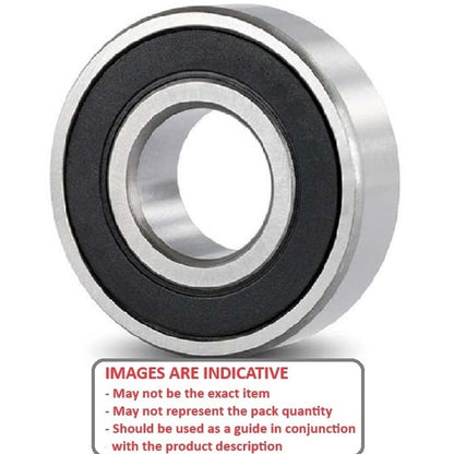 Ball Bearing   15 x 26 x 8 mm  -  Ceramic Hybrid Stainless with Si3N4 - Sealed - High Speed Polyamide Retainer - ECO  (Pack of 1)