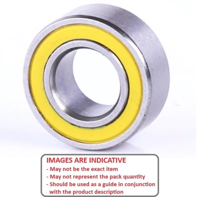 Ball Bearing   60 x 95 x 18 mm  -  Ceramic Hybrid Stainless with Si3N4 - Sealed - ECO  (Pack of 1)