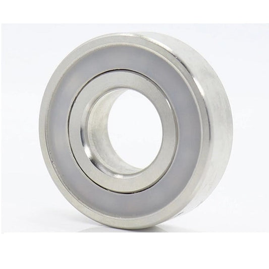 Ball Bearing   20 x 52 x 15 mm  -  Stainless 316 Grade - Semi-Ground - Sealed without Lubricant - Polyethylene Retainer - MBA  (Pack of 10)