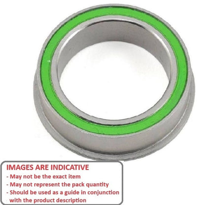 Ball Bearing    5 x 11 x 4 mm  - Flanged Chrome Steel - Economy - Sealed - ECO  (Pack of 1)