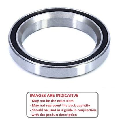 Chamfered Edges Bearing   40 x 52 x 12 mm  - Ball Chrome Steel - Economy - Bike Bearing 45 Deg Chamferred Edge - ECO  (Pack of 1)