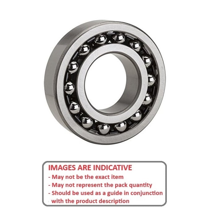 Ball Bearing   65 x 140 x 58.700 mm  - Double Row Angular Contact Chrome Steel - Open - MBA  (Pack of 1)