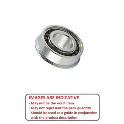 DME Aden Bearings Best Option Single Shield - Flanged High Speed Phenolic (Pack of 1)