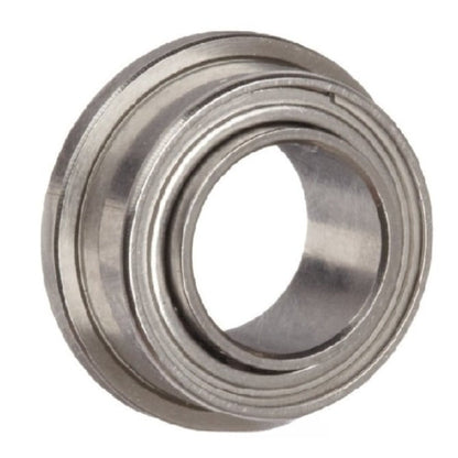 Ball Bearing    3.175 x 7.938 x 3.571 mm  - Flanged Extended Inner Stainless 440C Grade - Abec 1 - MC3 - Standard - Shielded - Standard Retainer - MBA  (Pack of 1)