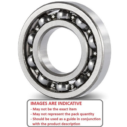 Mac 21 Bearing 9-17-4mm Alternative Stainless Steel, Open Standard (Pack of 1)