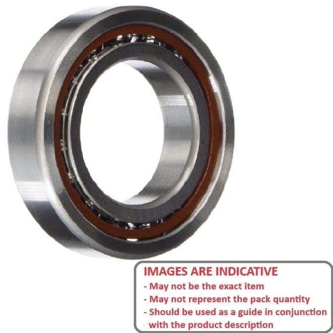 Ball Bearing    7 x 19 x 6 mm  -  Ceramic Hybrid Chrome Steel with Si3N4 - Open - High Speed Polyamide Retainer - ECO  (Pack of 1)