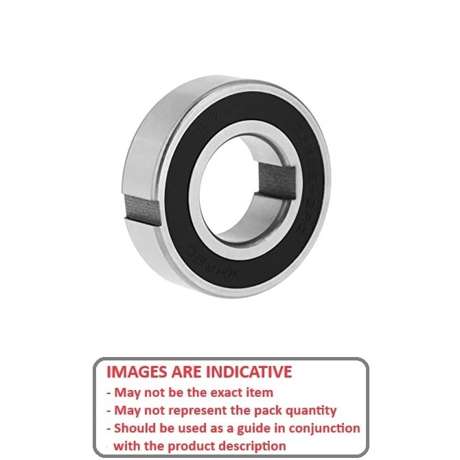 One Way Bearing   35 x 72 x 17 mm  - Sprag Clutch Chrome Steel - With Two Keyways - MBA  (Pack of 1)