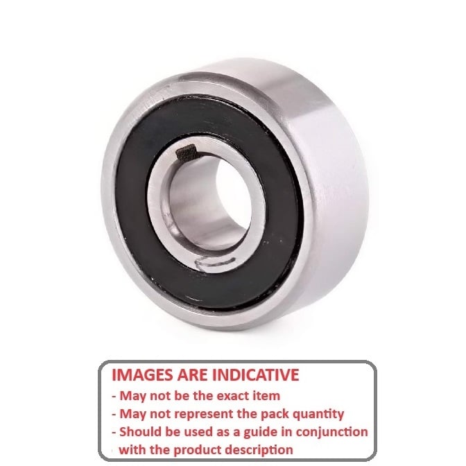 One Way Bearing   25 x 52 x 20 mm  - Sprag Clutch Chrome Steel - Sealed With Keyway - MBA  (Pack of 1)