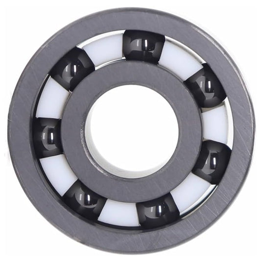 Ceramic Bearing   25 x 62 x 17 mm  - Ball Ceramic Si3N4 - CN - Standard - Grey - Open without Lubricant - PTFE Retainer - MBA  (Pack of 4)