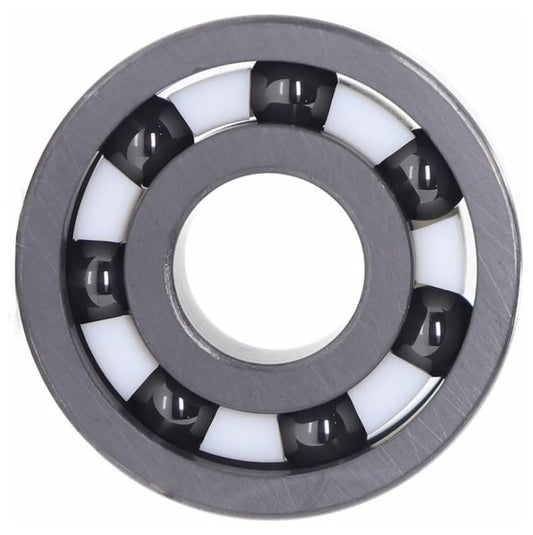 Ceramic Bearing    8 x 22 x 7 mm  - Angular Contact Ceramic Si3N4 Silicon Nitride Balls and Races - Grey - Open - Full Complement  - MBA  (Pack of 20)