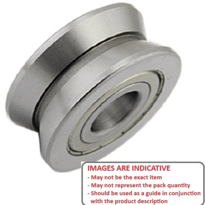 VMR144-ZZ-04-135-ECO Vee Groove Profile Bearing (Remaining Pack of 42)