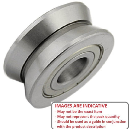 VMR123-ZZ-03-090-SG Vee Groove Profile Bearing (Remaining Pack of 160)