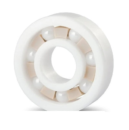 Ceramic Bearing   17 x 40 x 12 mm  - Ball ZrO2 Full Ceramic - CN - Standard - Off White - Open and Greased - PTFE Retainer - MBA  (Pack of 1)