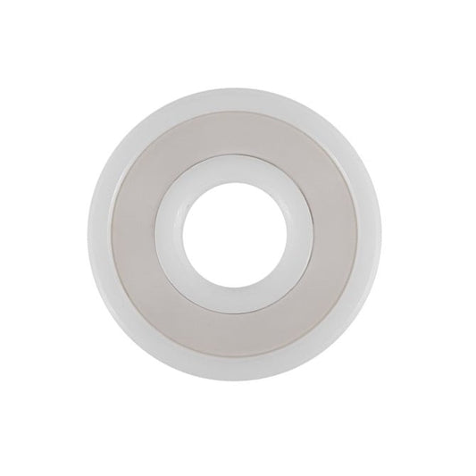 Ceramic Bearing   25.4 x 50.8 x 12.7 mm  - Ball ZrO2 Full Ceramic - C3 - Off White - Sealed without Lubricant - PTFE Retainer - MBA  (Pack of 1)