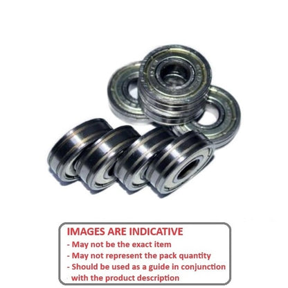 7 x 14 x 5 Dental Application Bearing S687A-ZZ-MC3-2OR Diagram