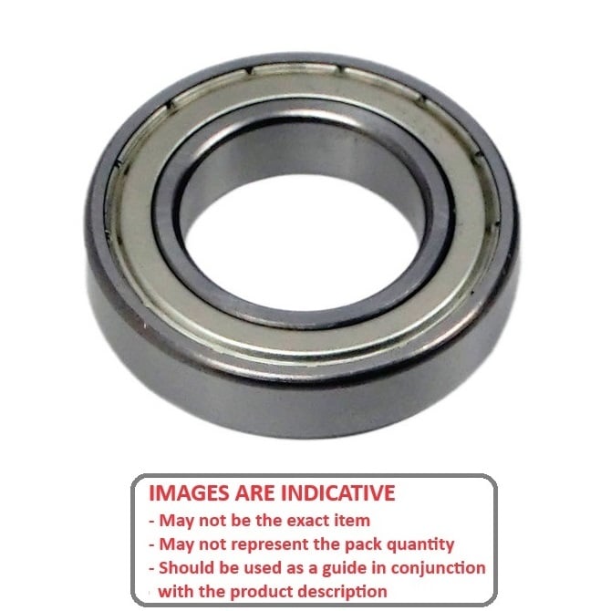 5 x 8 x 3 Ball Bearing SMR85C-ZZS-MC34-GR5-TR-L23 Diagram