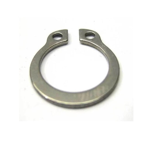 External Circlip   11.11 x 1.27 mm  - Grooveless Stainless 420 Grade - 11.11 Shaft - MBA  (Pack of 3)