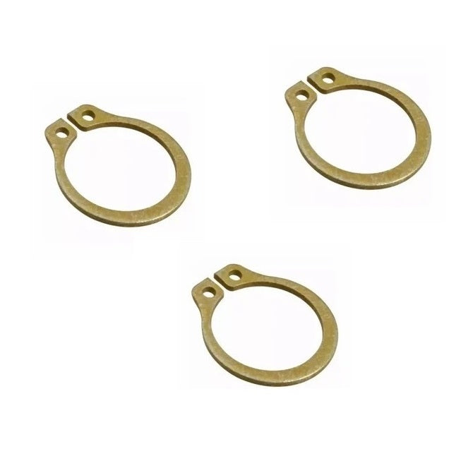 External Circlip    4.78 x 0.9 mm  - Grooveless Carbon Steel Zinc Plated Yellow - 4.78 Shaft - MBA  (Pack of 250)