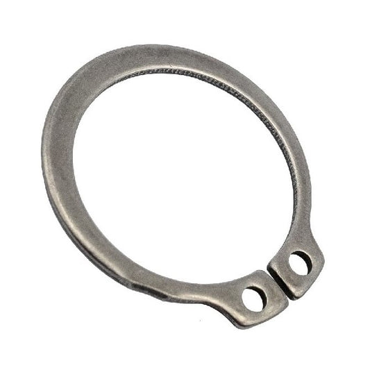 External Circlip   15 x 1 mm  -  Stainless PH15-7 Mo - 15.00 Shaft - MBA  (Pack of 5)