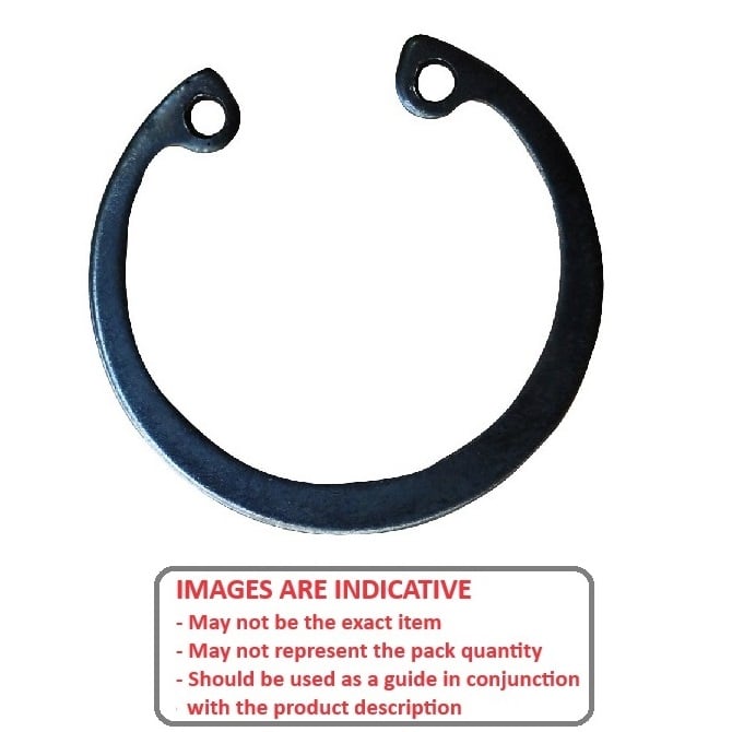 Internal Circlip   13 x 1 mm  -  Carbon Steel - 13.00 Housing - MBA  (Pack of 50)