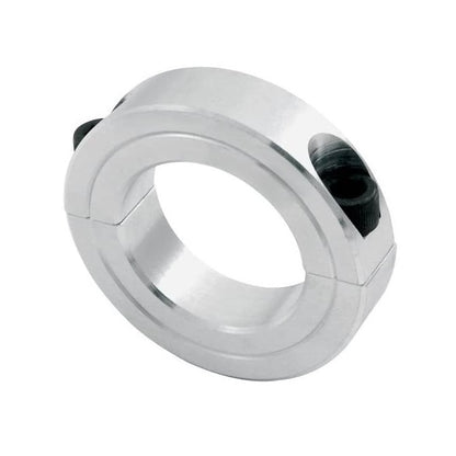 Shaft Collar   30 x 55 x 15 mm  - Two Piece Clamp Aluminium - Round Bore - MBA  (Pack of 1)