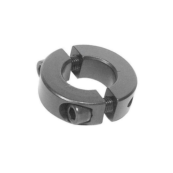 Shaft Collar   74.613 x 107.95 x 22.2 mm  - Two Piece Clamp Steel Black Oxide Coated - Round Bore - MBA  (Pack of 1)