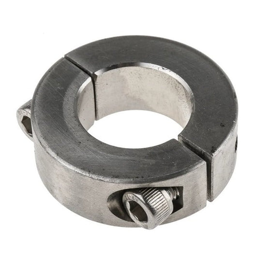 Shaft Collar   65 x 93 x 19 mm  - Two Piece Clamp Stainless 303 - Round Bore - MBA  (Pack of 1)