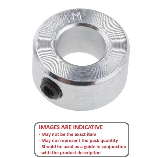 12 x 22 x 8 Shaft Collar COL-01200-022-22-AL Diagram