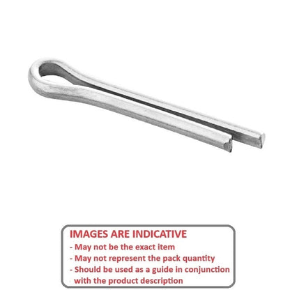 Split Pin    3.2 x 36 mm  - Cotter Stainless 304 Grade - 2.9 mm Pin Dia. - MBA  (Pack of 50)