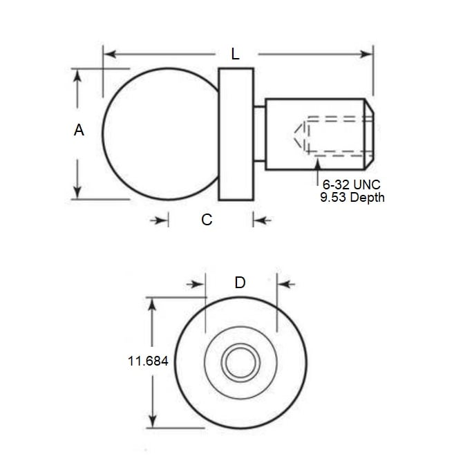 Checking Ball   12.7 x 6.35 x 24.384 mm Stainless - MBA  (Pack of 1)