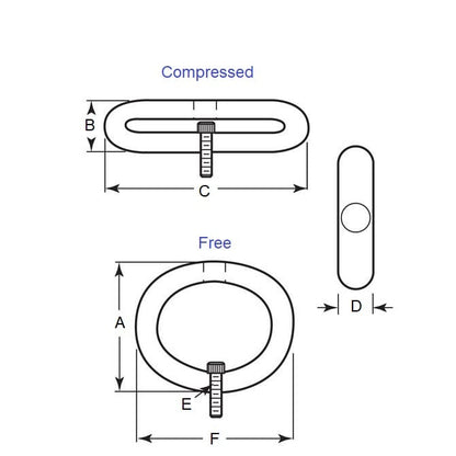 Elastomer Bumper   25.4 x 12.7 mm  - Low Absorption Longer Stroke Soft Stop Elastomer - MBA  (Pack of 1)