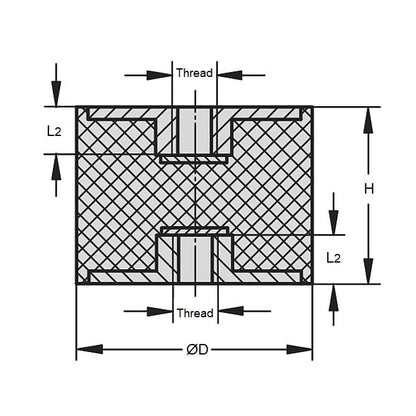 CFF060-45-100M-R45 Mount (Pack of 10)