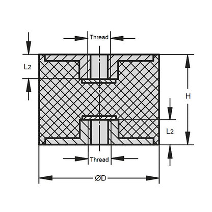 CFF065-35-120M-R60 Mount (Pack of 10)