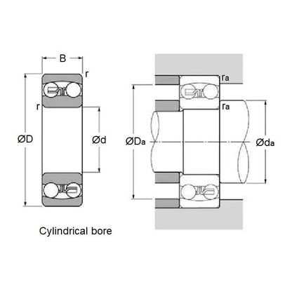 S2203-2RS-ECO Bearings (Pack of 30)