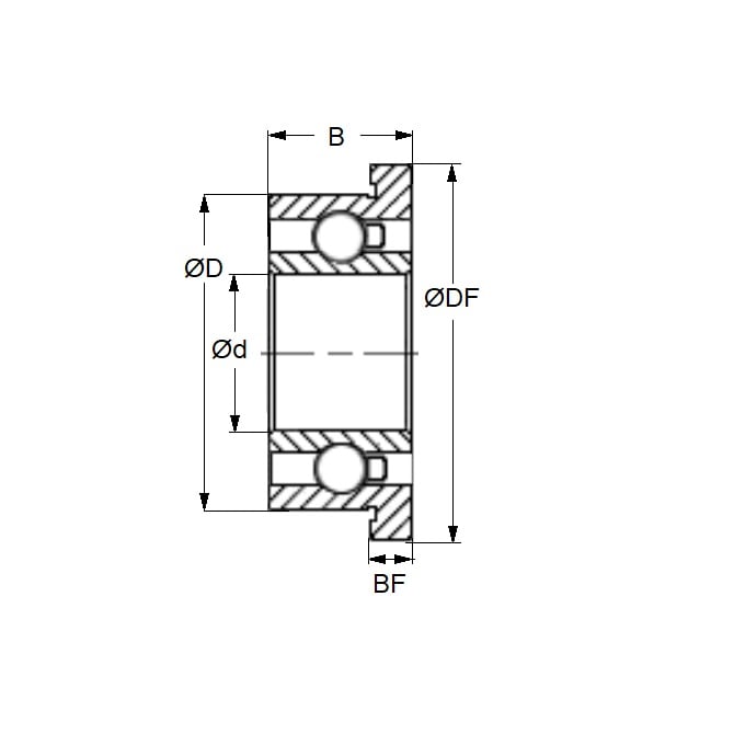 NSK Optica Chuck End Bearing Check Best Option Single Shield - Flanged High Speed Phenolic (Pack of 1)